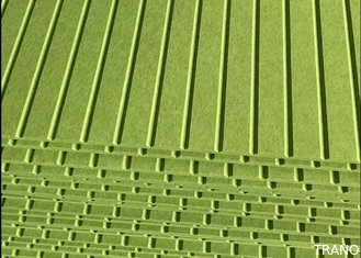 Larme de absorption d'écran antibruit de fibre de polyester de 100% résistante