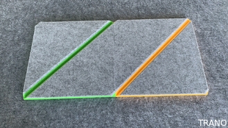 Fibre de polyester acoustique sentie ignifuge de panneaux de mur 3d