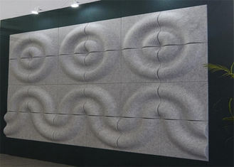 Isolation thermique insonorisante acoustique ignifuge d'art de mur de panneaux de mur 3d