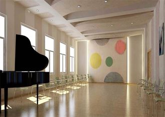 Étanche à l'humidité palpable acoustique de panneaux de mur de la décoration 3d de Music Room