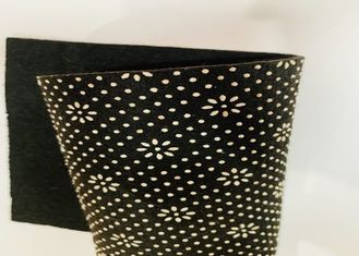 Le feutre 100% perforé par aiguille de fibre de polyester a adapté la taille/épaisseur aux besoins du client