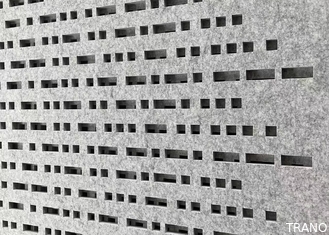 Le plafond 100% acoustique réutilisé de fibre de polyester déroute écologique