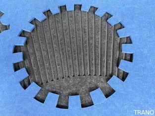L'anti tissu de tapisserie d'ameublement de bactéries a enveloppé les panneaux de mur 3D acoustiques