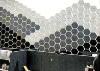 hexagone à haute densité évalué d'écran antibruit de fibre de polyester du feu de 9mm