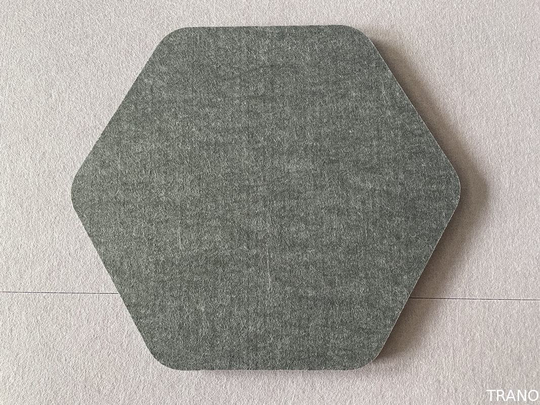 20mm PET léger Feutre panneaux hexagonales acoustiques de différentes couleurs