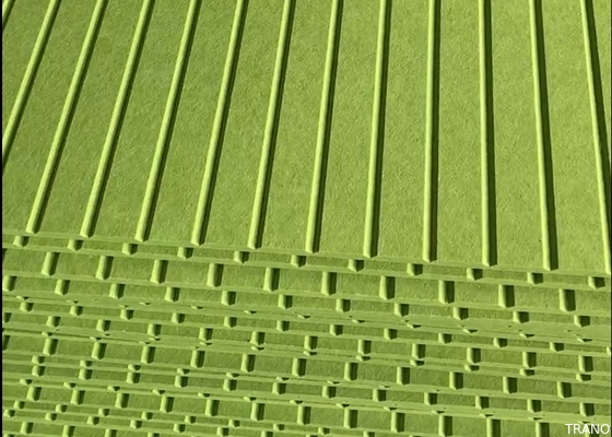 Larme de absorption d'écran antibruit de fibre de polyester de 100% résistante