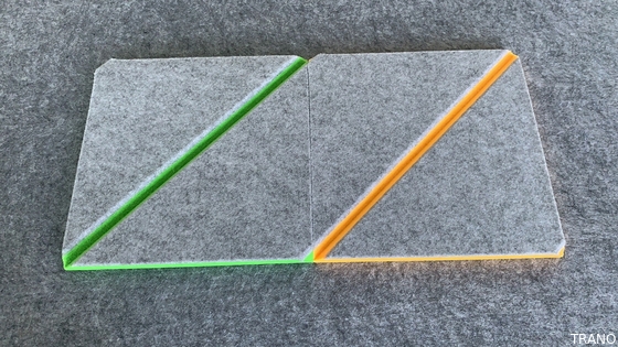 Fibre de polyester acoustique sentie ignifuge de panneaux de mur 3d