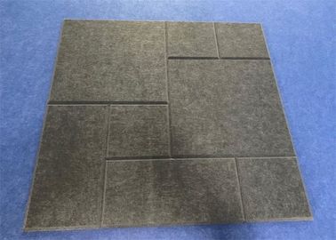 Tuiles acoustiques qui respecte l'environnement de feutre, bruit de 600mm*600mm*12mm réduisant des tuiles de plafond