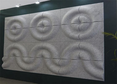 Isolation thermique insonorisante acoustique ignifuge d'art de mur de panneaux de mur 3d