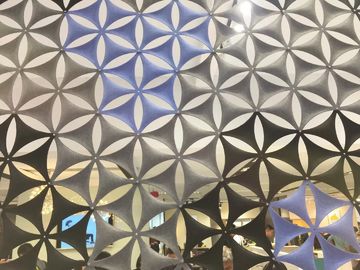 Revêtement décoratif acoustique moderne de mur intérieur de panneaux de mur 3d écologique