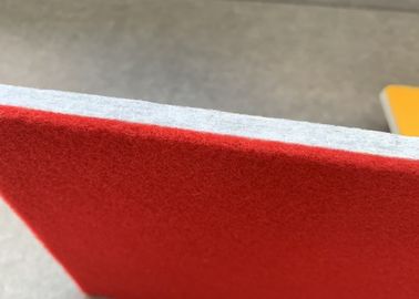 Stratifié non tissé de feutre de tapisserie d'ameublement sur la couleur lumineuse de panneau de particules de polyester
