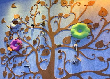 Le tissu/métier de feutre de Noël a senti charge statique qui respecte l'environnement colorée de tissu l'anti