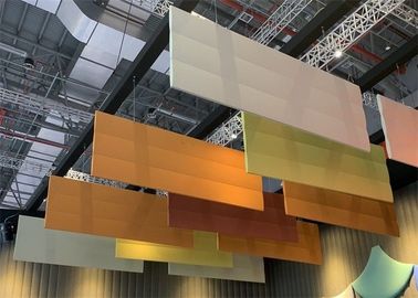 Tapisserie d'ameublement couvrant les cloisons acoustiques de plafond/accrochant les cloisons acoustiques adaptées aux besoins du client