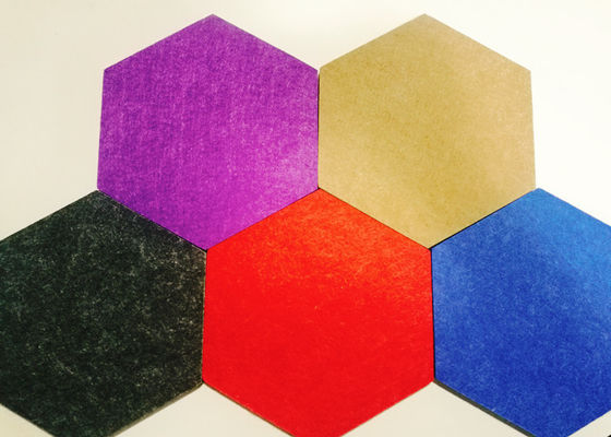 4x8 3d viable a senti l'hexagone acoustique de panneaux de mur formé