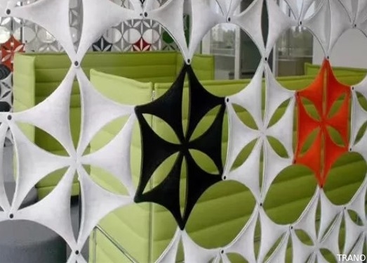 Le tissu 100% de tapisserie d'ameublement de fibre de polyester a enveloppé les panneaux de mur 3D acoustiques GB8624B1