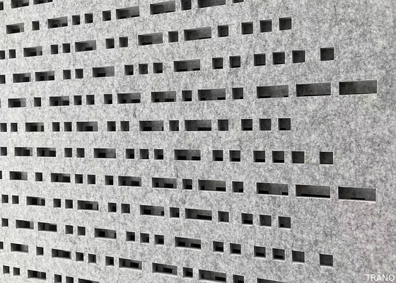 Le plafond 100% acoustique réutilisé de fibre de polyester déroute écologique
