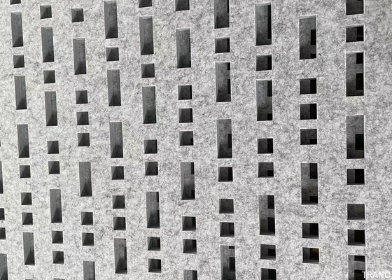 Le plafond 100% acoustique réutilisé de fibre de polyester déroute écologique