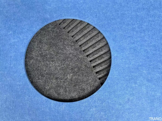 Tuiles acoustiques de mur de la fibre de polyester de niveau de l'absorption B de bruit 3d