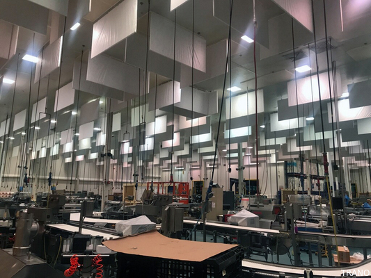 3D a conçu le plafond acoustique de PVC déroute pour la décoration d'intérieur